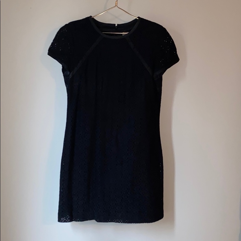 Banana Republic eyelet shift dress